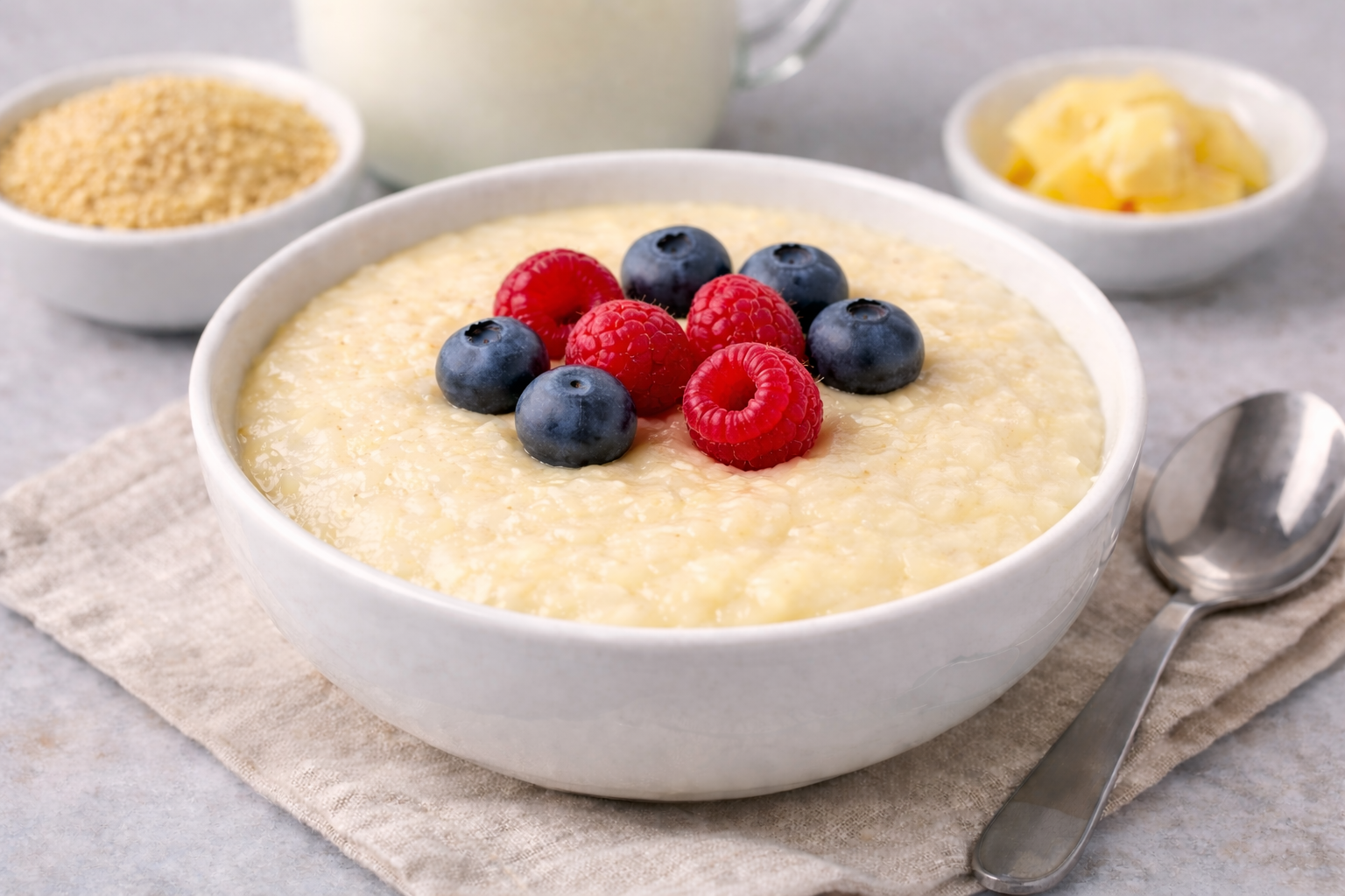 Lektinfreier Grießkoch