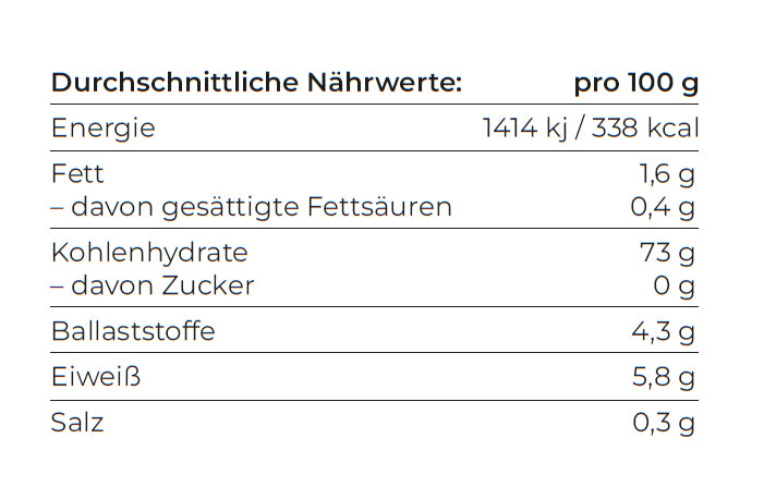 Pasta & Spätzle BIO Kochmischung