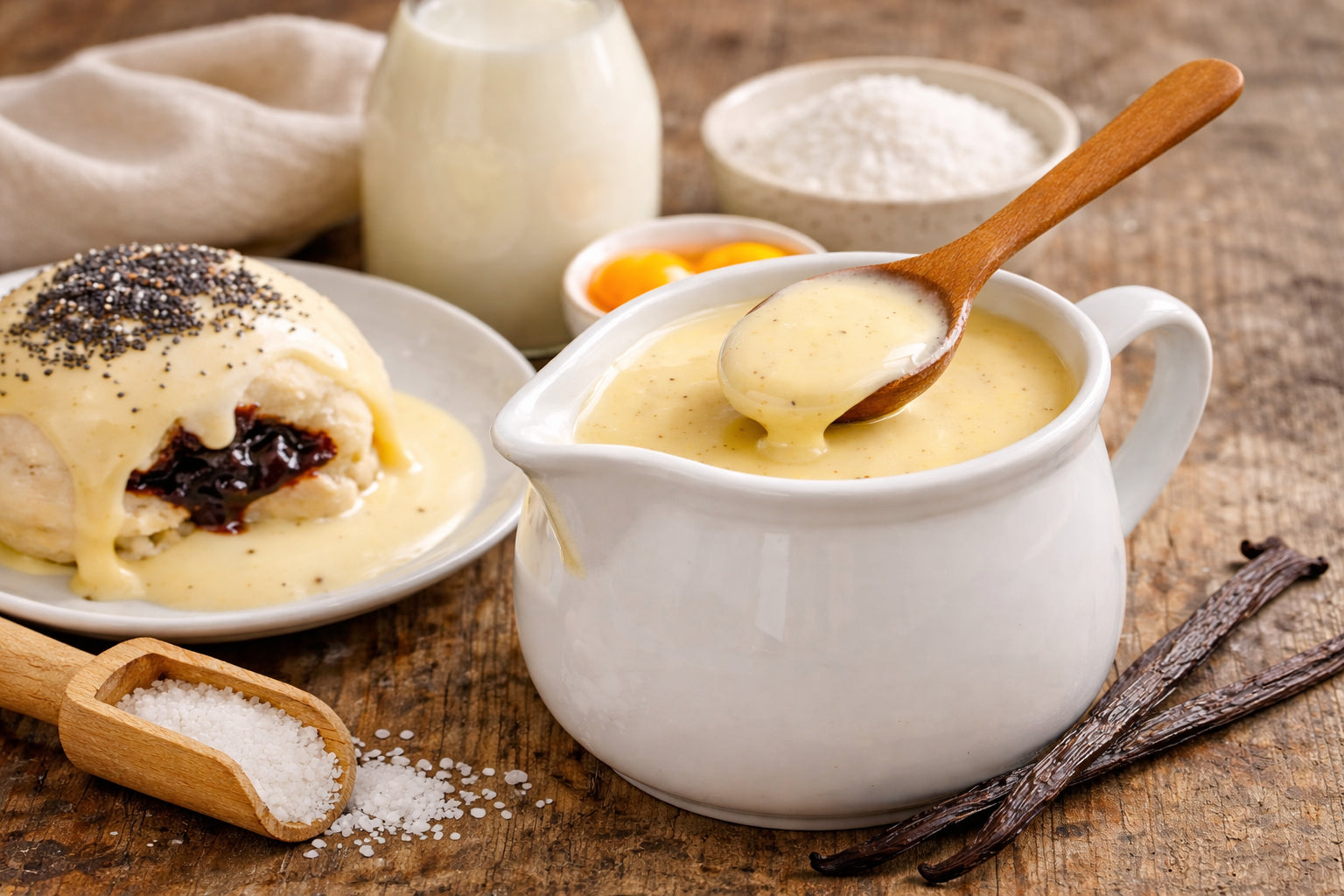 Ketogene Vanillesauce